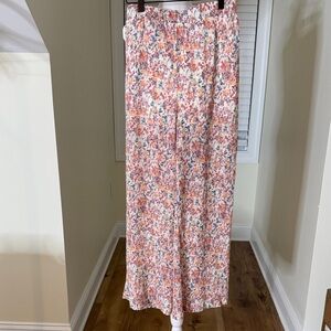 Multicolor Smocked Pants